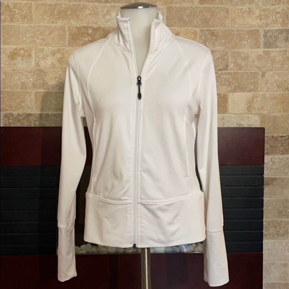 Champions ladies full zip work out jacket.